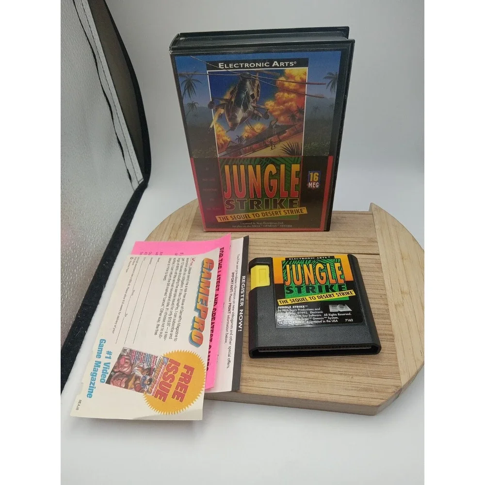 SEGA Genesis Jungle Strike The Sequel‎ to Desert Strike No MANUAL